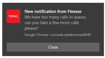 Finesse Agent Desktop in Firefox Does Not Become Active When a Call Arrives  - Cisco