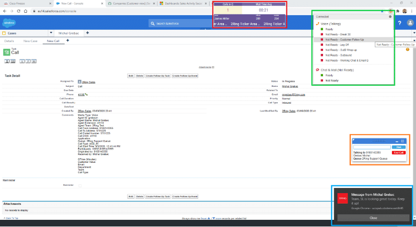 Finesse Agent Desktop in Firefox Does Not Become Active When a Call Arrives - Cisco