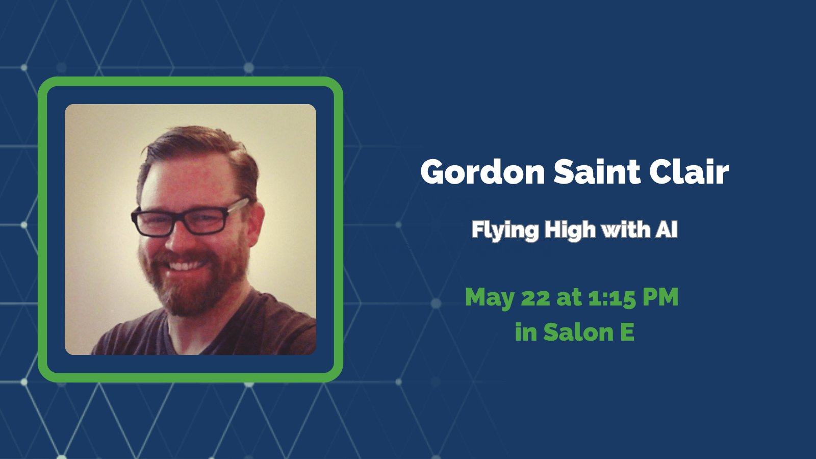 2025 NCLGISA Presenter Gordon Saint Clair's Headshot and presentation info