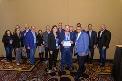 Internetwork Engineering receiving award at Cisco Partner Summit 2018
