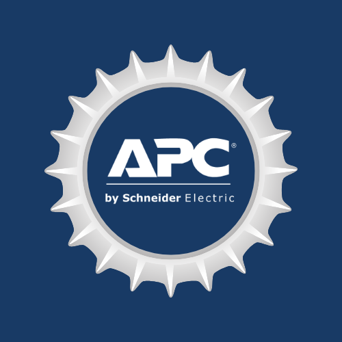 APC logo white on blue background with silver bottle cap