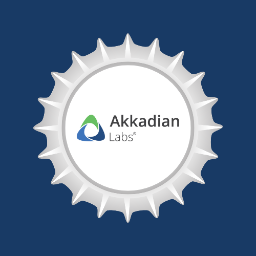 Akkadian Labs Bottle Cap Logo