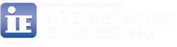 IE Logo - White Text