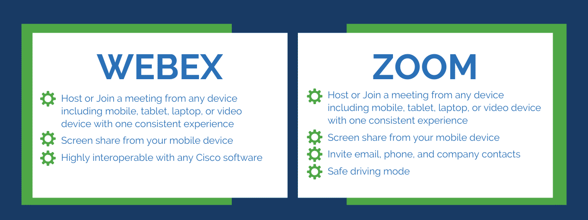 Cisco Webex Vs. Zoom - Mobile Apps and Interoperability - IE