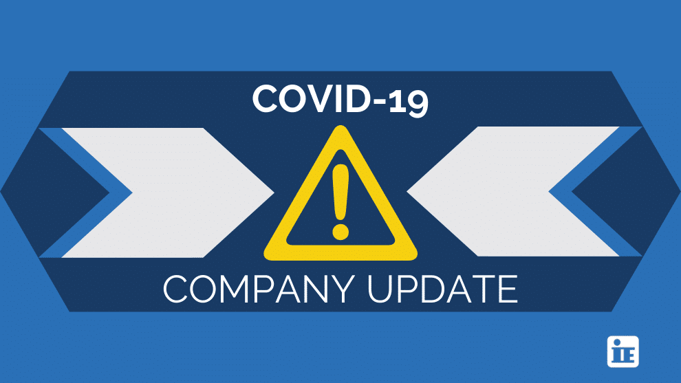 A Message from IE's President and CEO Concerning the COVID-19 Pandemic